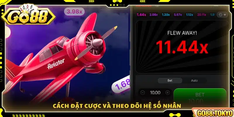 Hướng dẫn chi tiết cách đặt cược và quan sát hệ số nhân