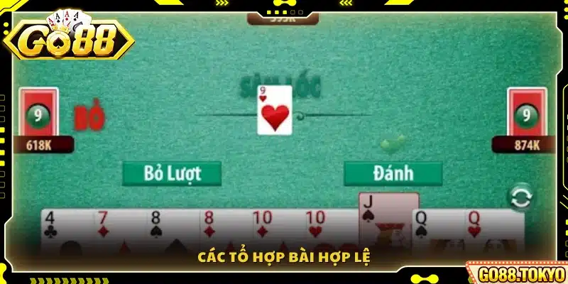 Những kiểu kết hợp bài hợp lệ cần nắm 