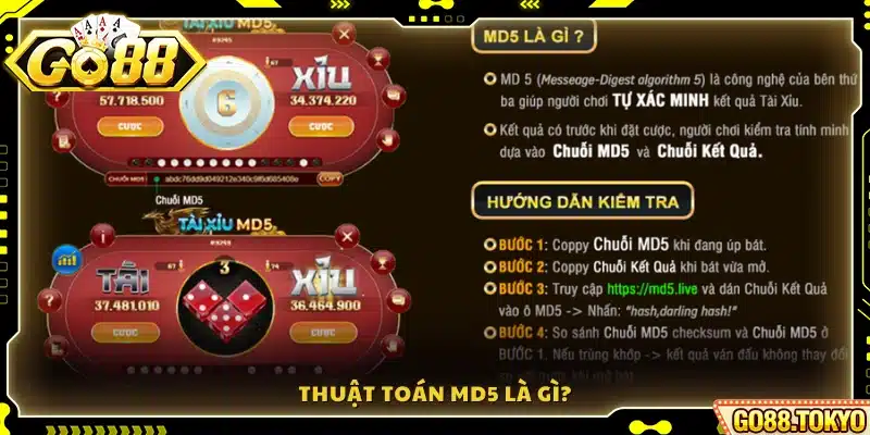 Giải thích nguyên lý hoạt động của thuật toán mã hóa MD5
